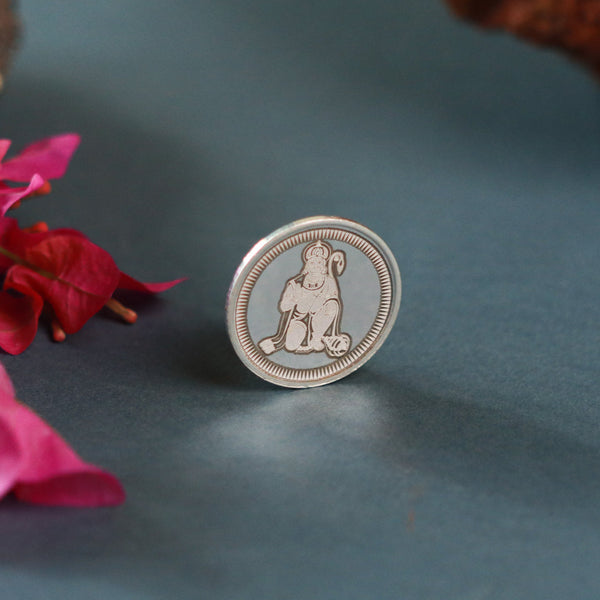 Silver Lord Hanuman Coin - 5gm