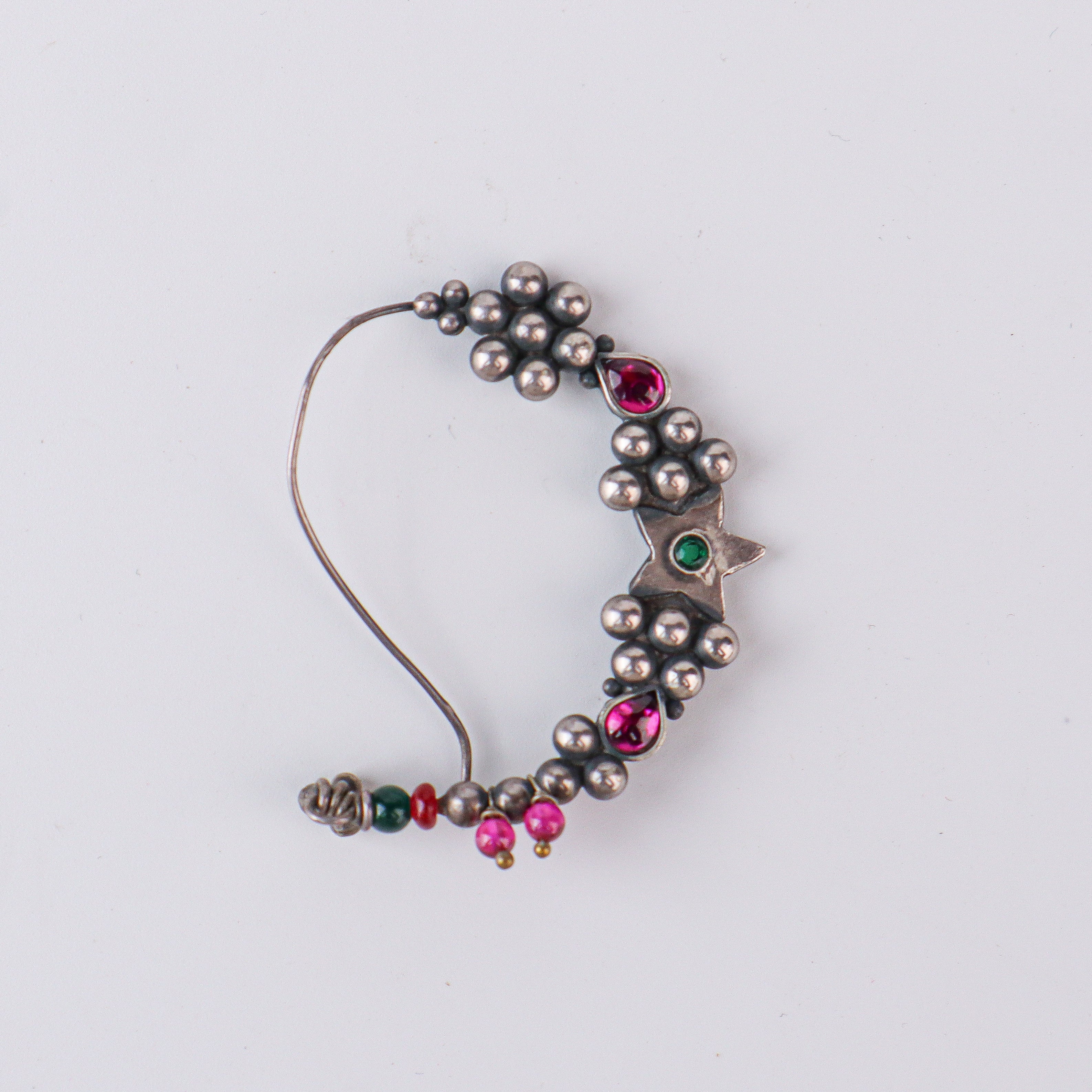 Silver Indrayani Nath (Left, Pierced)