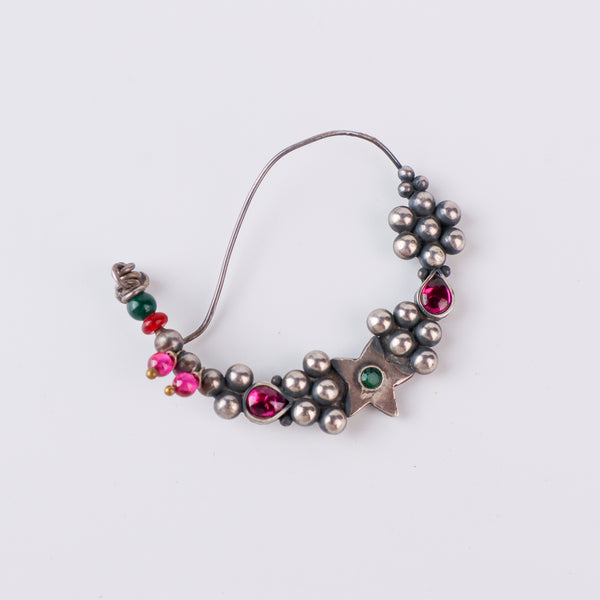 Silver Indrayani Nath (Left, Pierced)