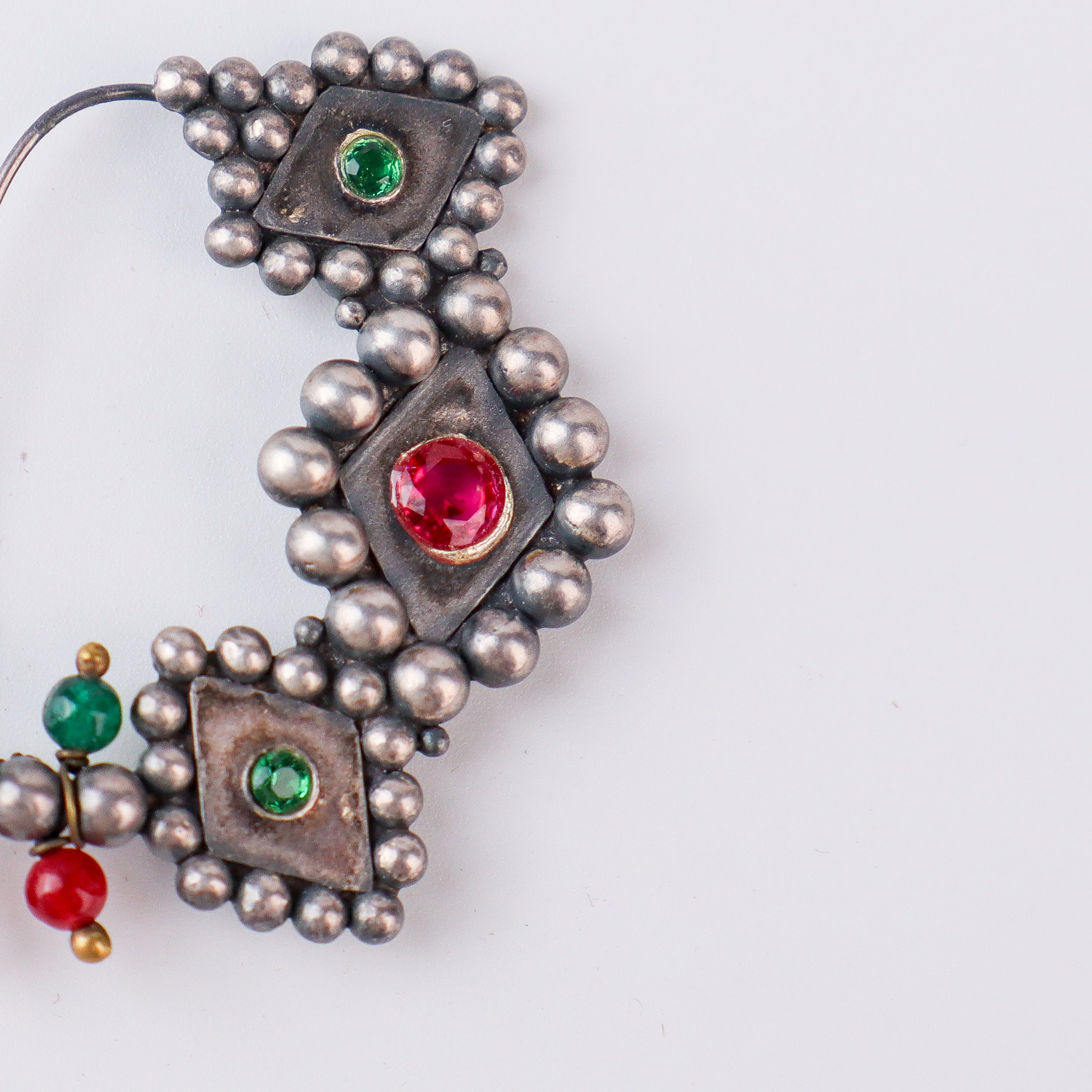 Silver Godavari Nath (Left, Pierced)