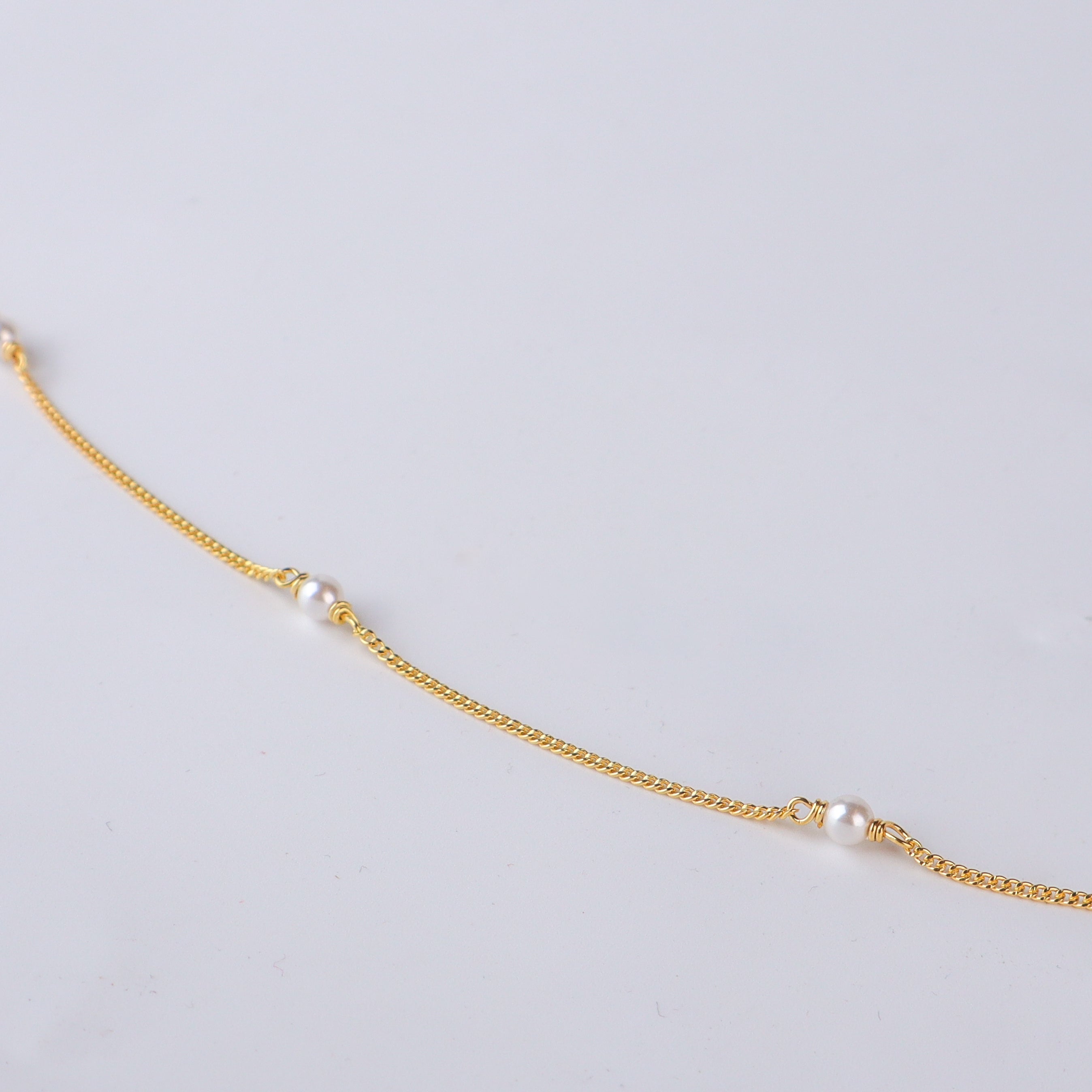 Waist chain / Kamar bandh : Classic Pearl Chain | Gold plated