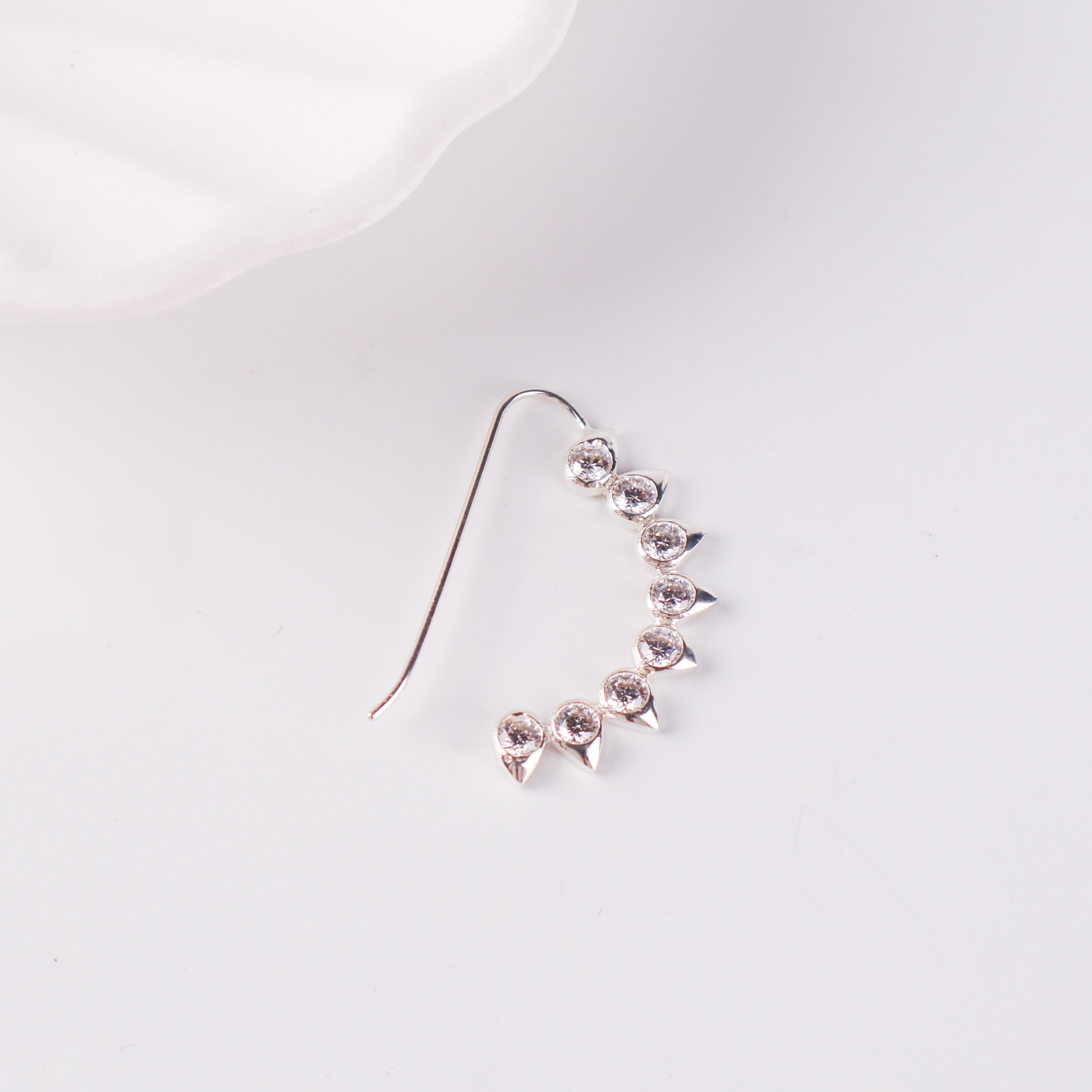 CZ petal nath (big) pierced