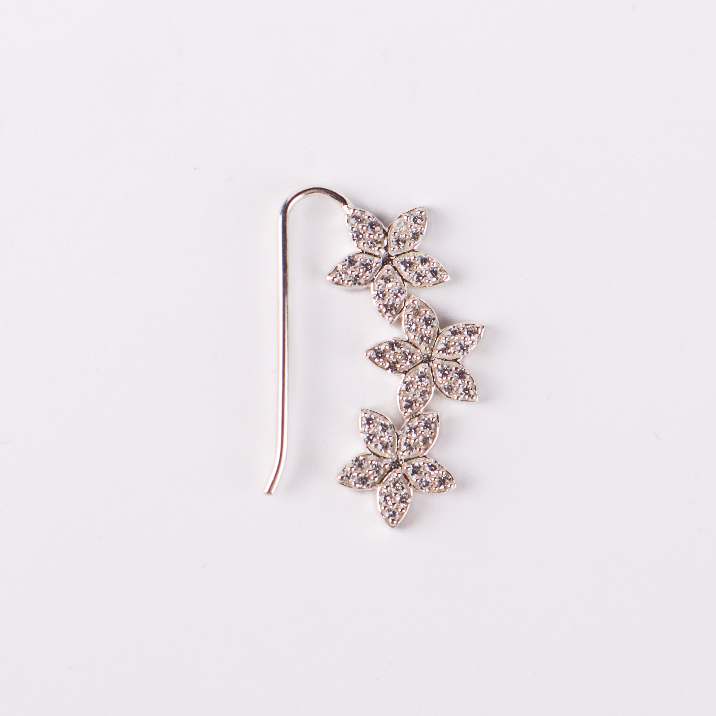 CZ flower nath  pierced (Big)