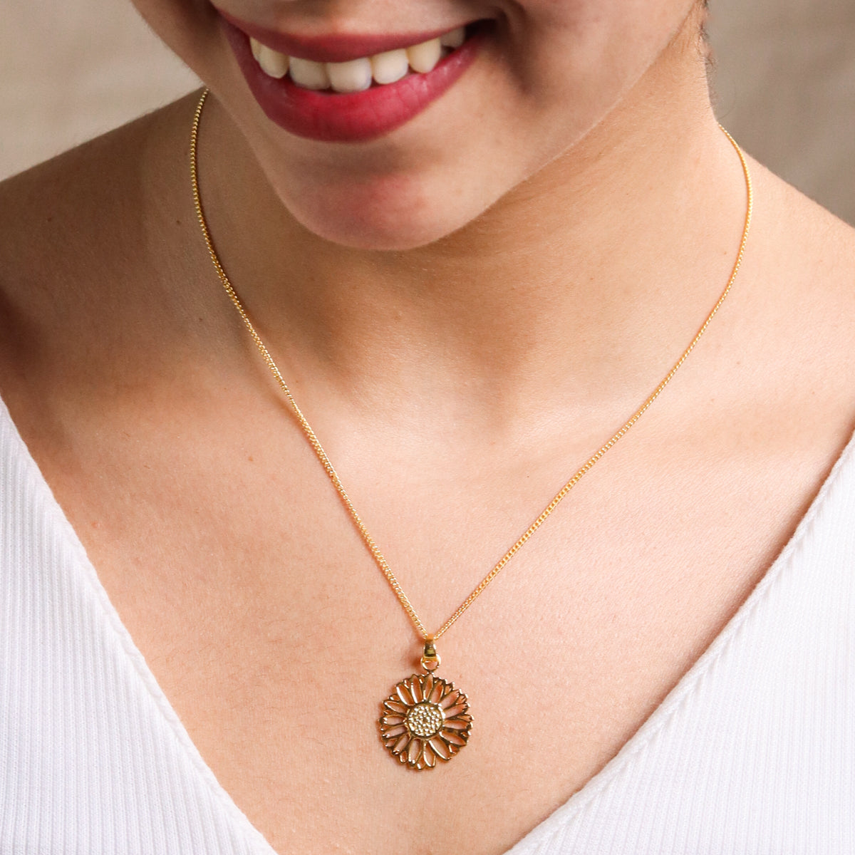 Gulbahaar Charm Necklace (Gold Plated)