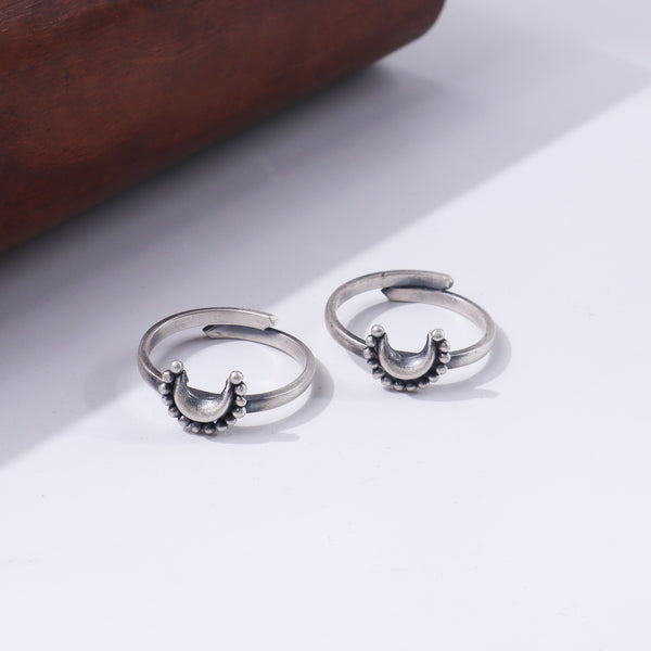 Chandrakor Toe Ring | 92.5 Sterling Silver