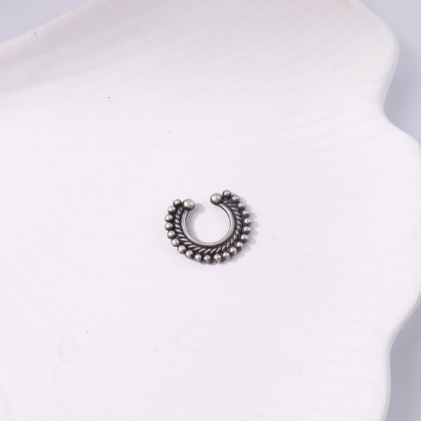 Dotted Septum Nose Ring | 92.5 Sterling Silver