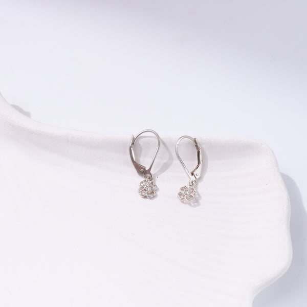 CZ Clover Earring | 92.5 Sterling Silver