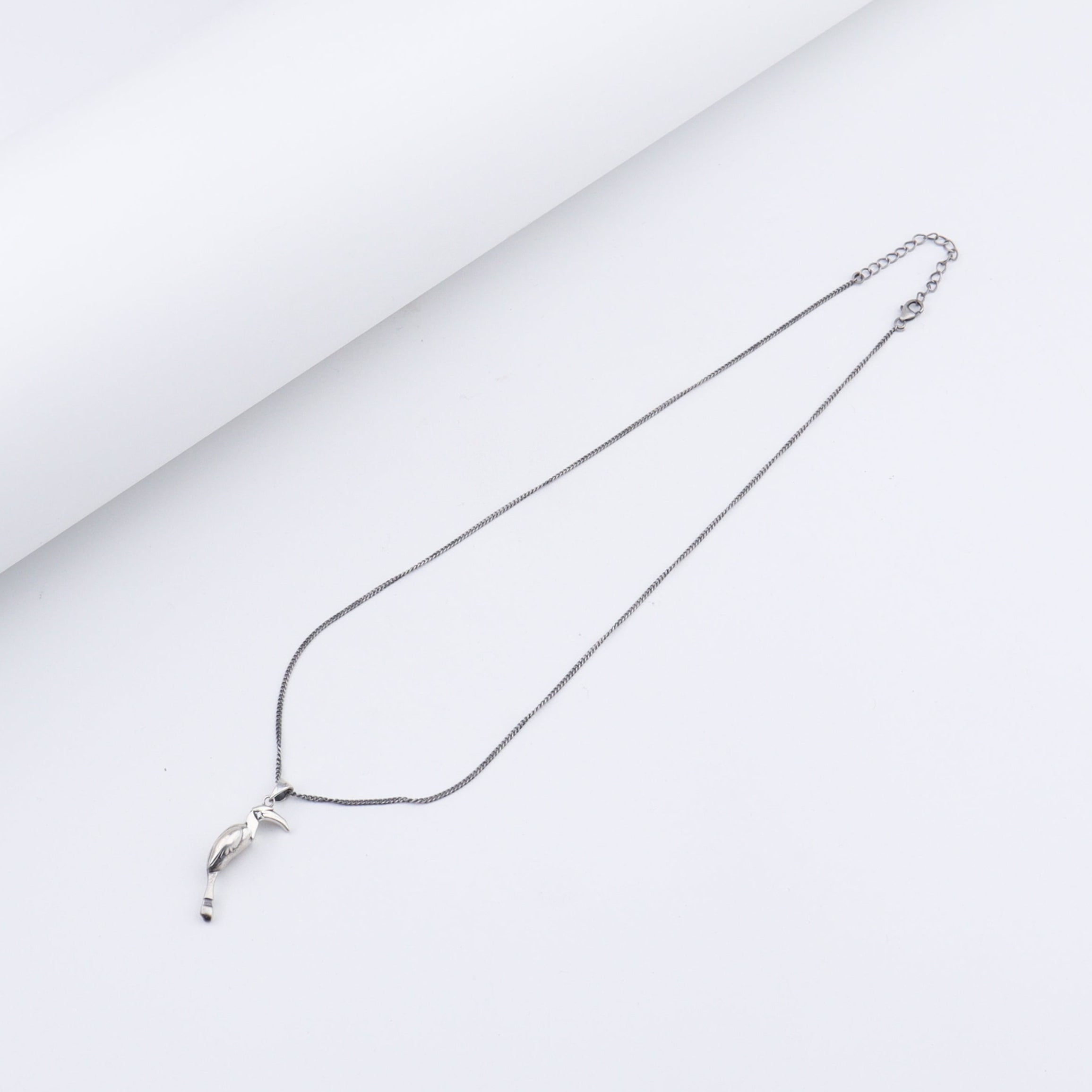 Silver Hornbill pendant (without Chain)