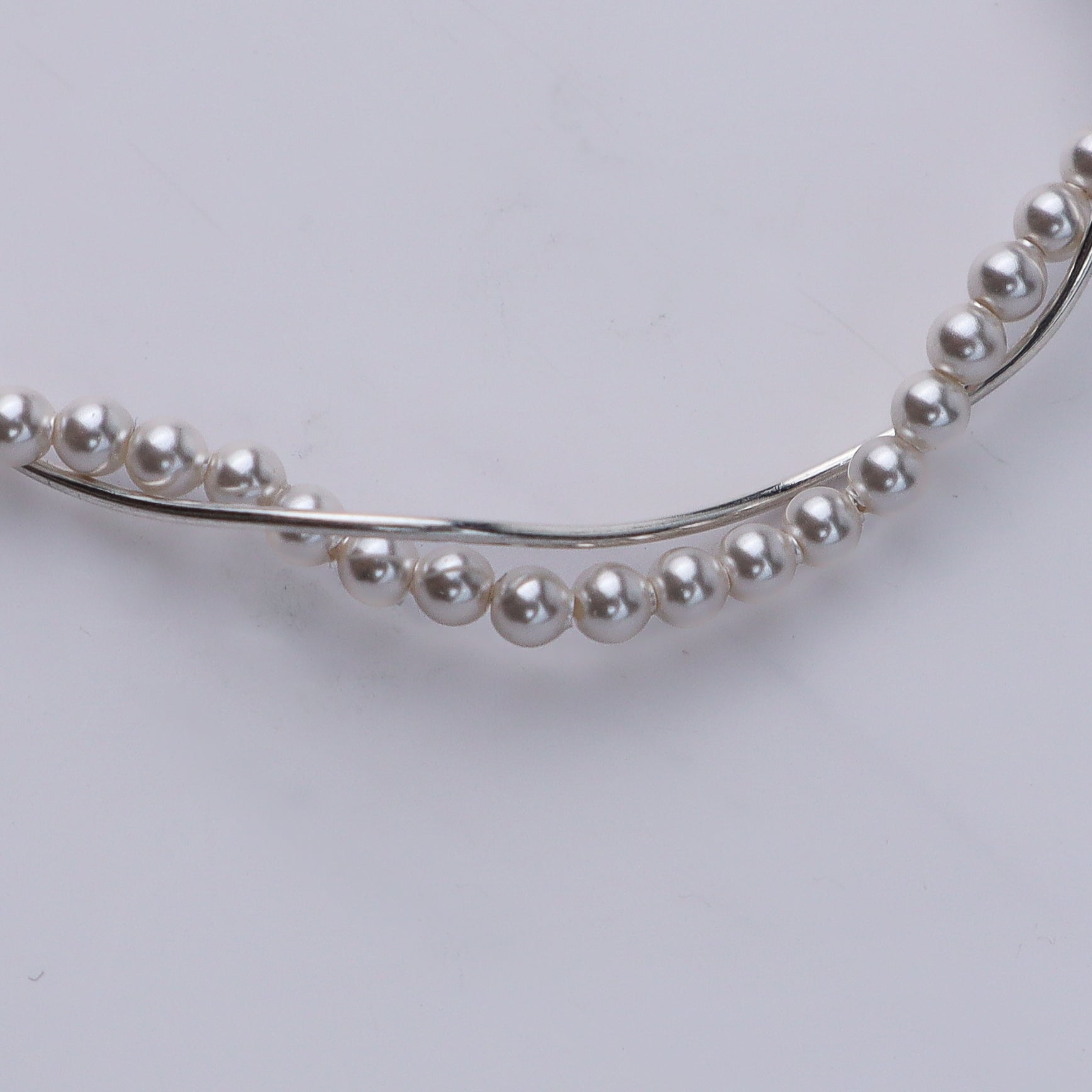 Pearl Wave Bracelet | 92.5 Sterling Silver