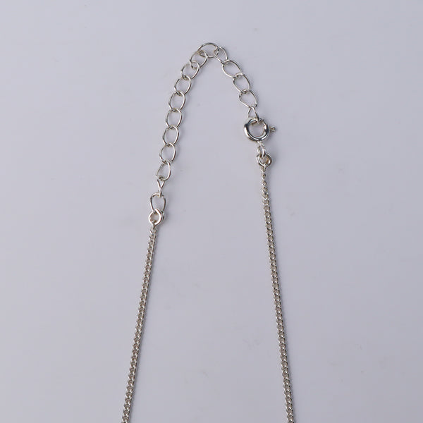 Carved Bead Necklace | 92.5 Sterling Silver