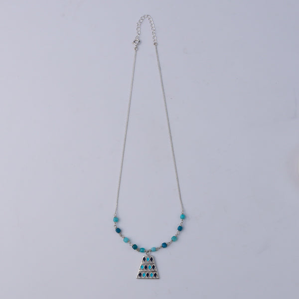 Blue Edge Necklace