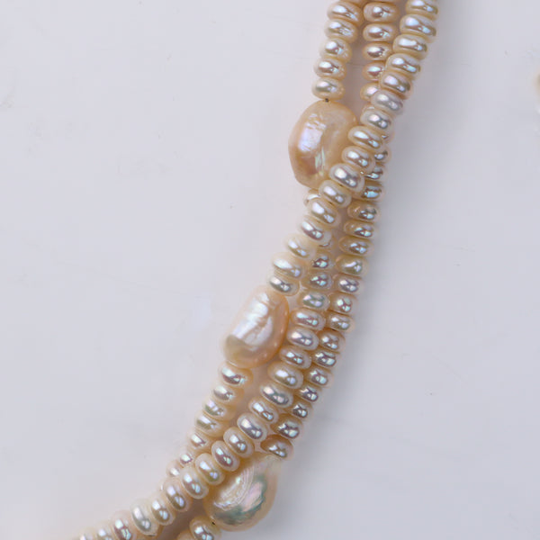 Pearl Cluster Necklace