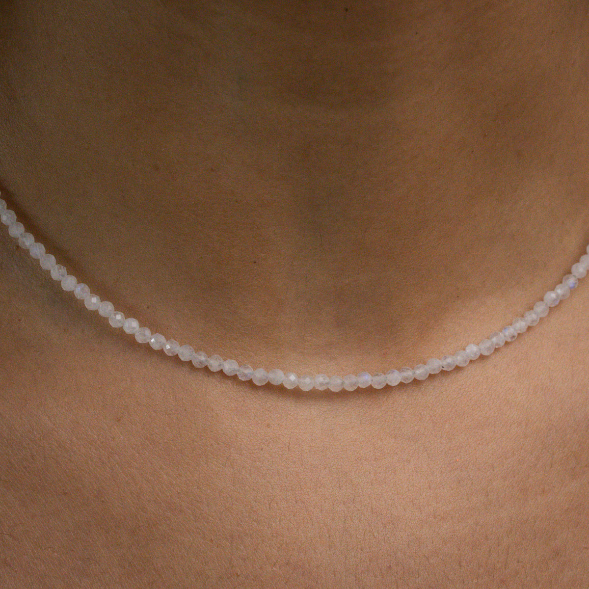 Moonstone Silver Necklace