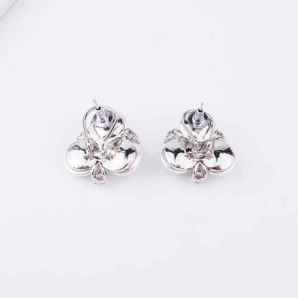 Silver Finish Fashion Earrings