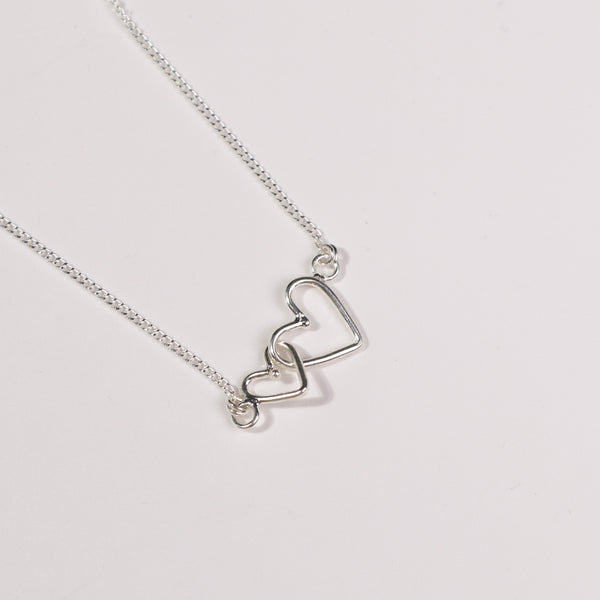 You & Me (Heart Round Pendant) Necklace