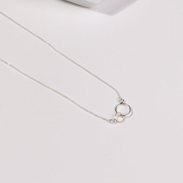 You & Me (Circle Round Pendant) Necklace
