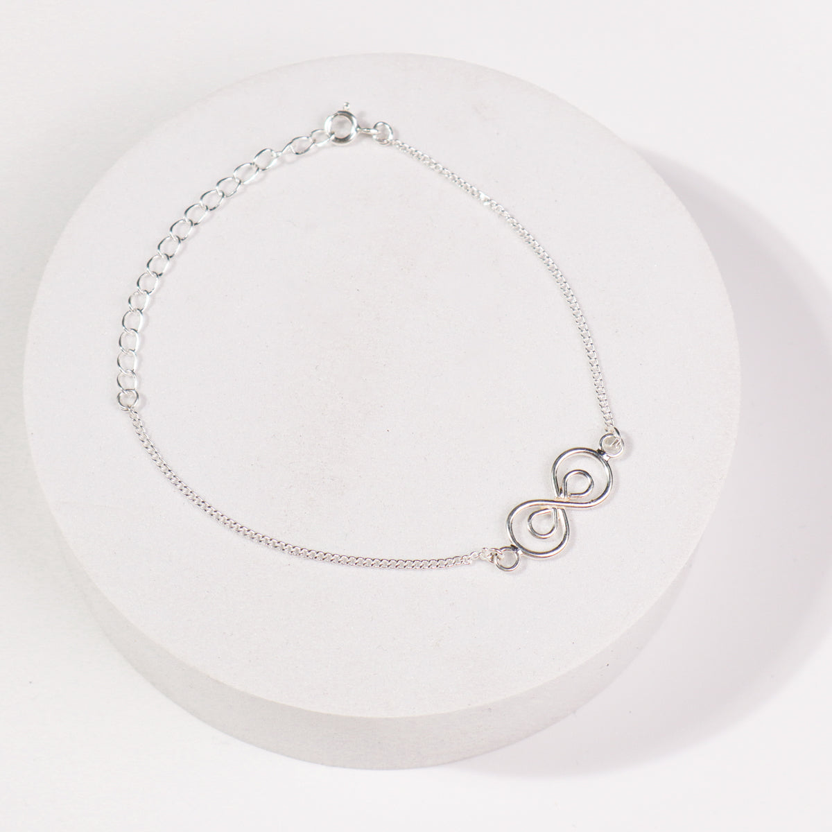 Infinity Round Wire Bracelet