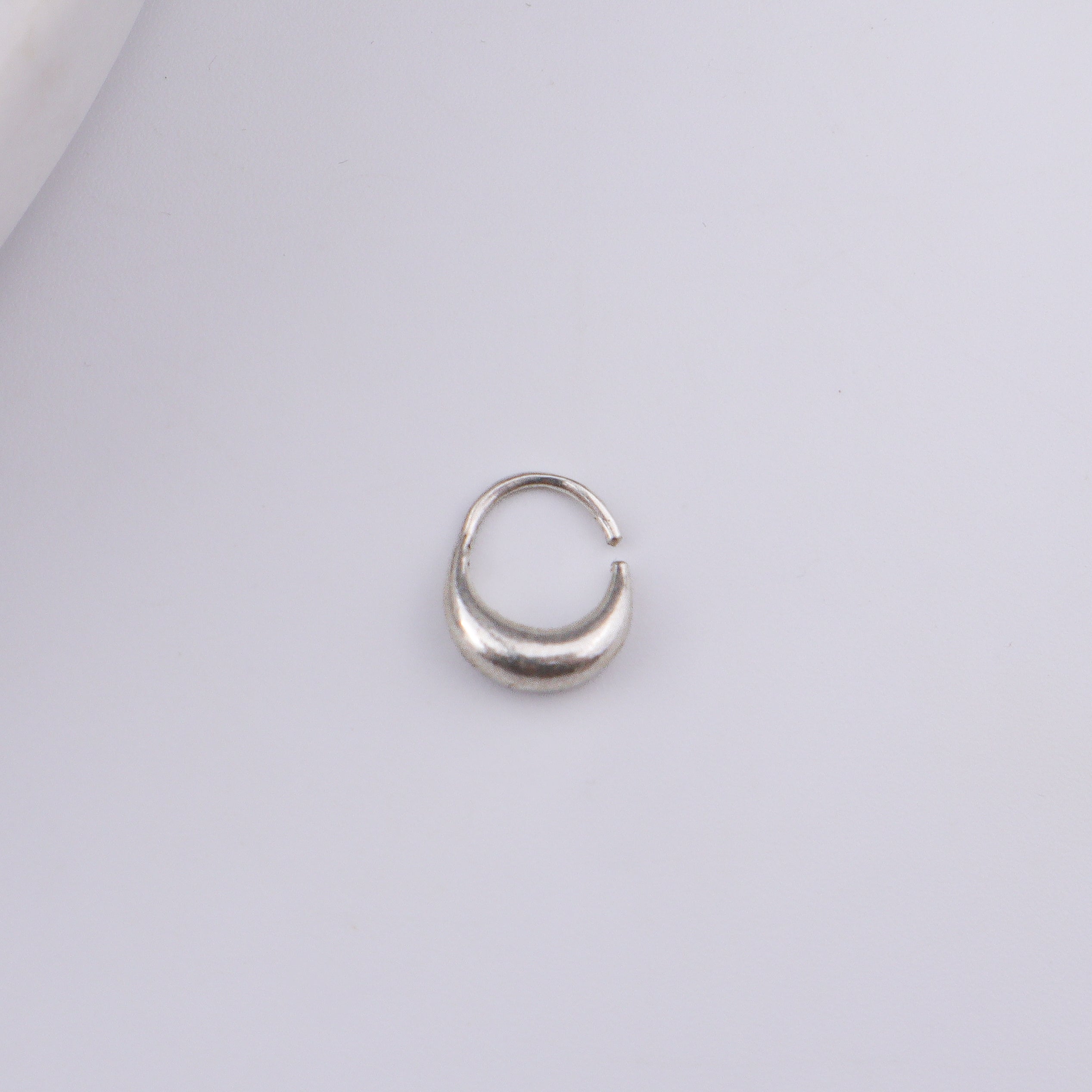 Silver Septum Nose Ring (Pierced)