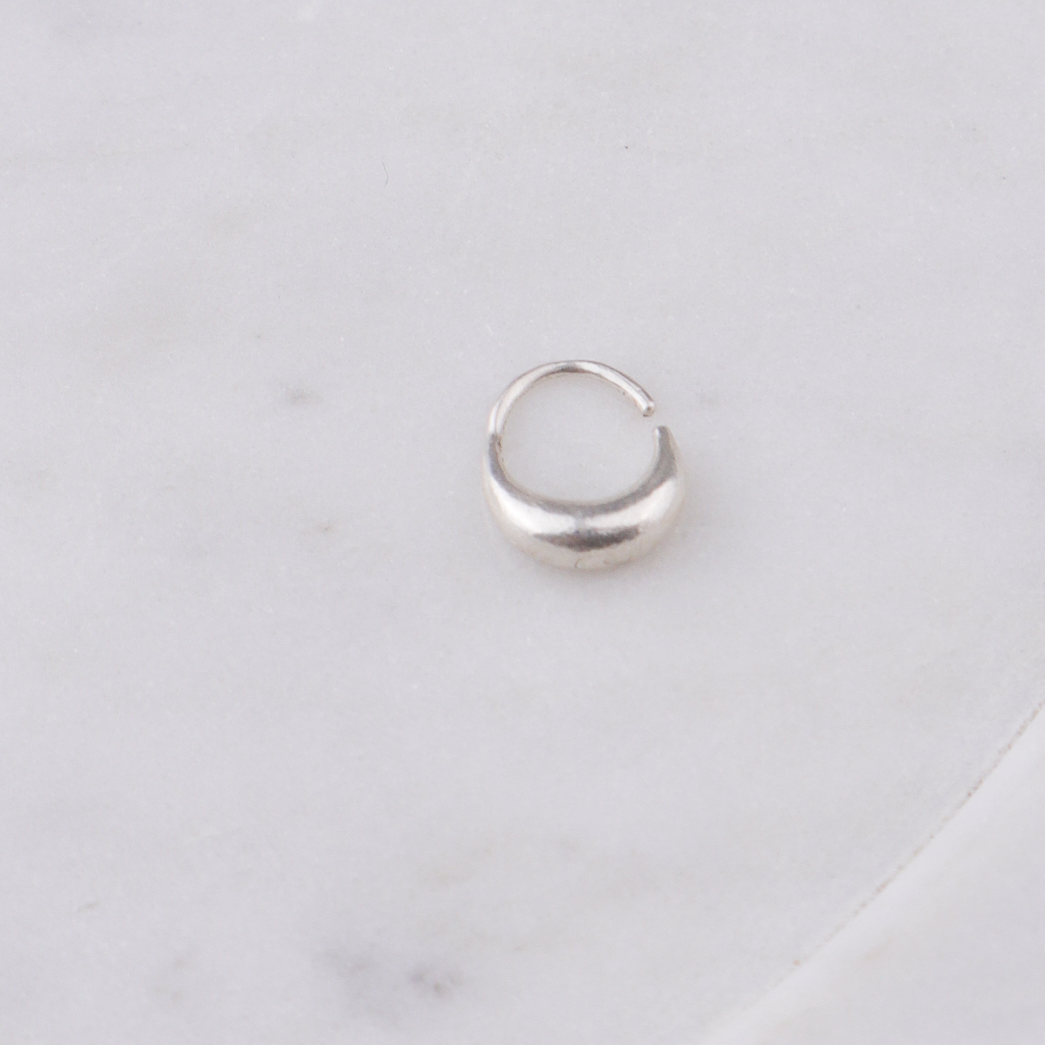 Silver Septum Nose Ring (Pierced)