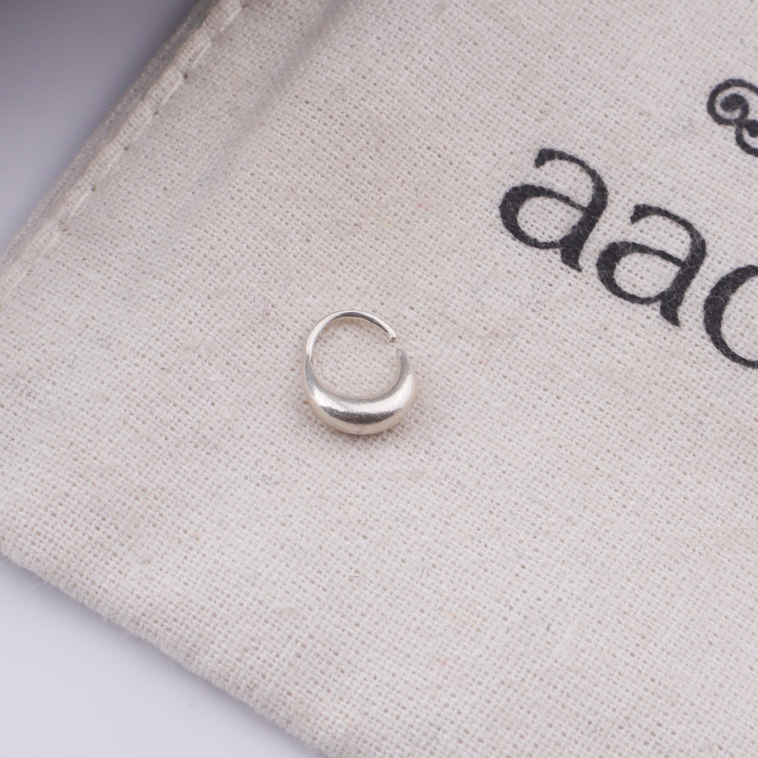 Silver Septum Nose Ring (Pierced)