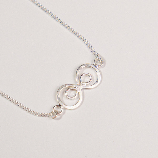 You & Me (Infinity Flat Pendant) Necklace