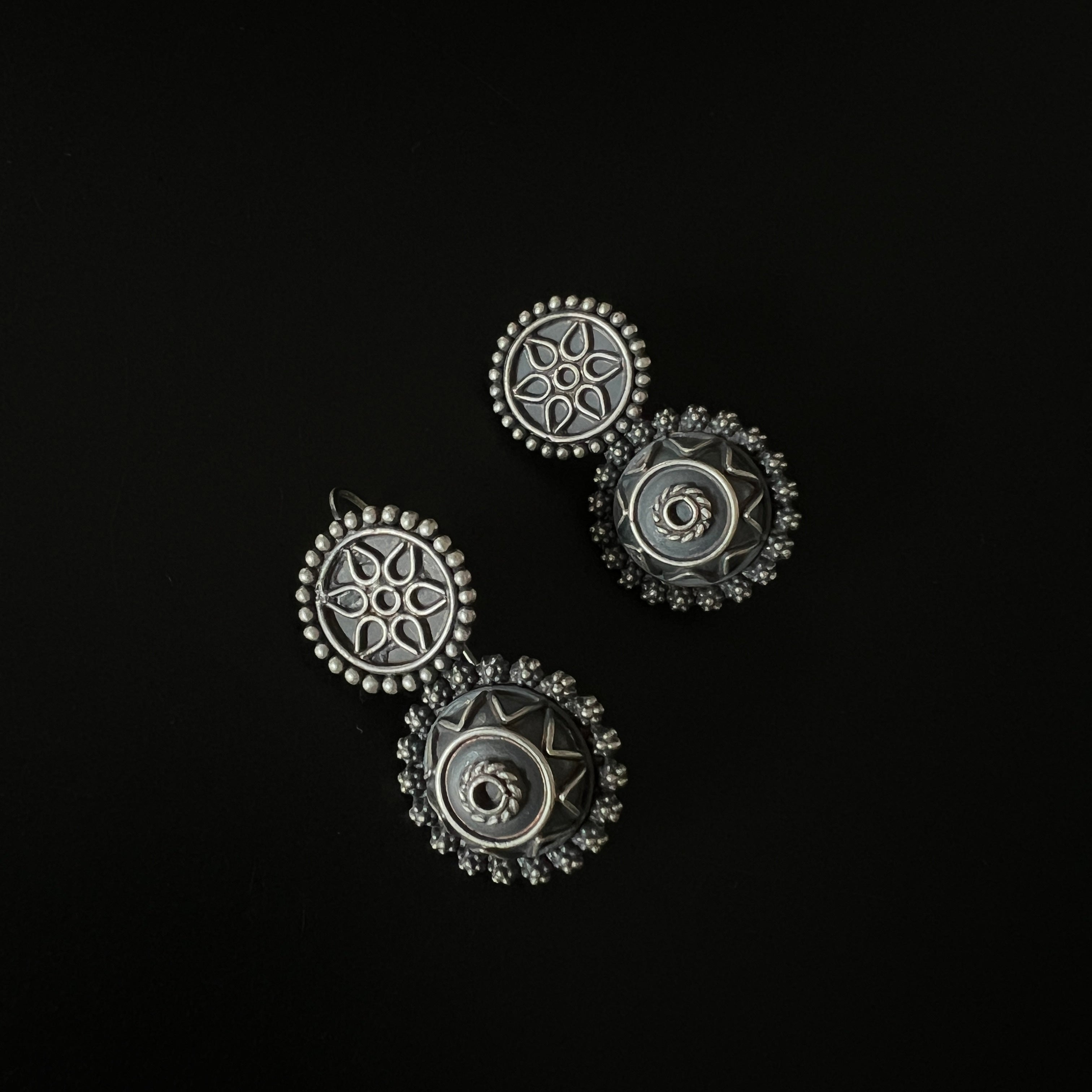 Silver Kurak Earrings