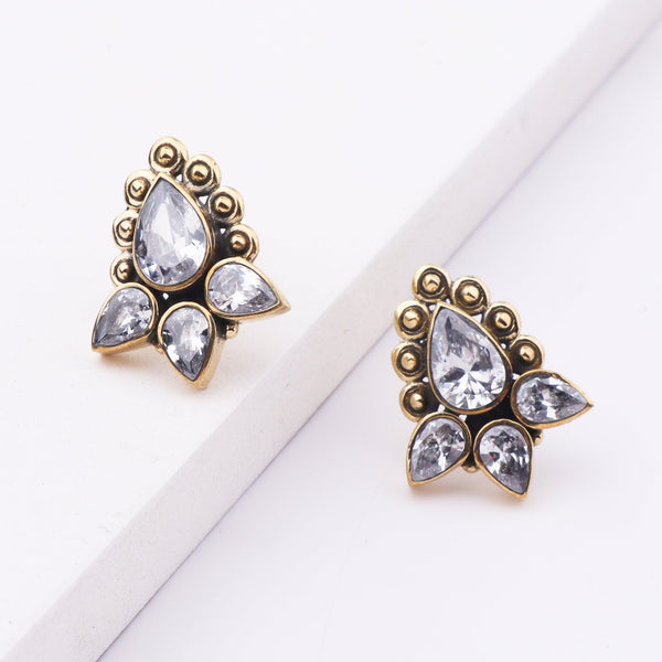 Brass Fashion Earrings