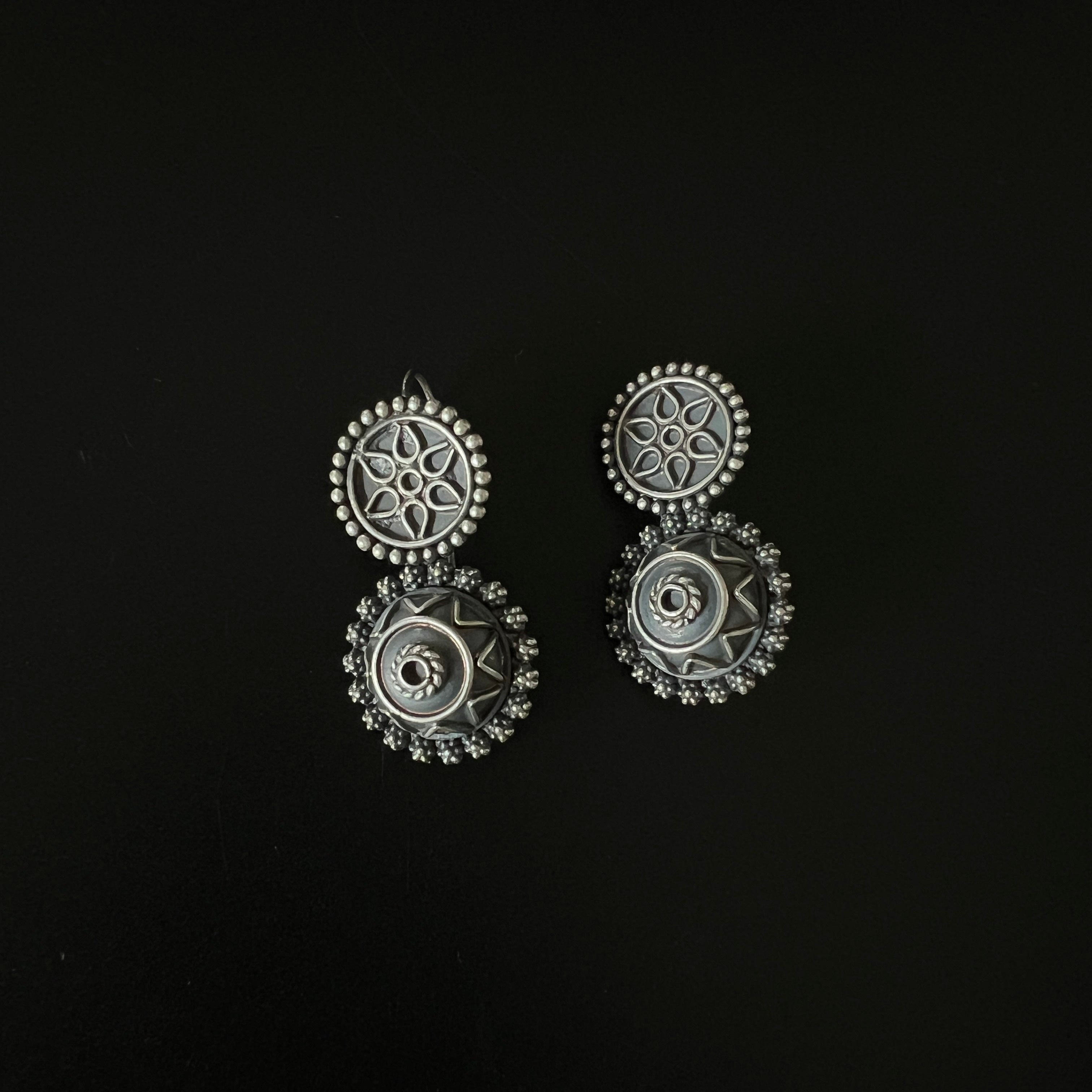 Silver Kurak Earrings