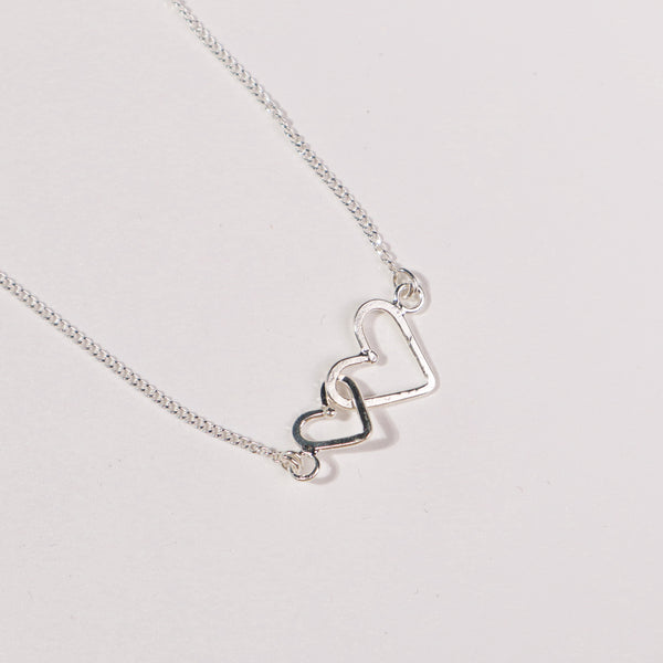 You & Me (Heart Flat Pendant) Necklace