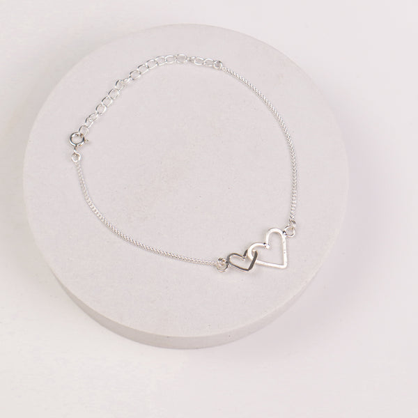 You & Me (Heart Flat) Bracelet