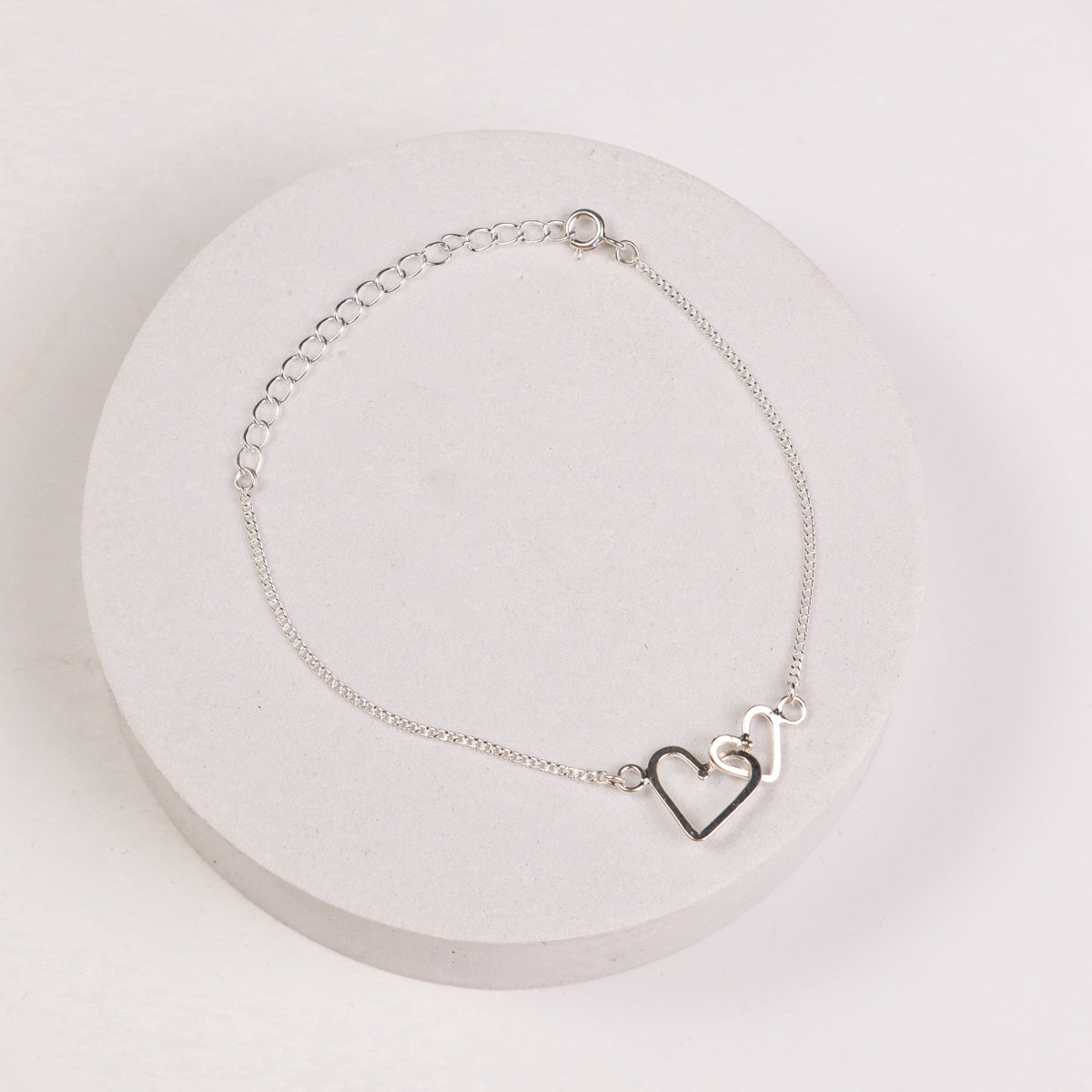 Heart Flat Wire Bracelet