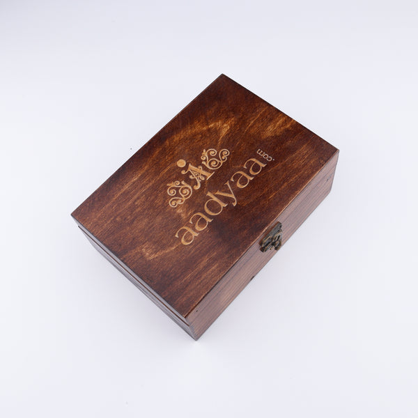 Closed Wooden Jewellery Box