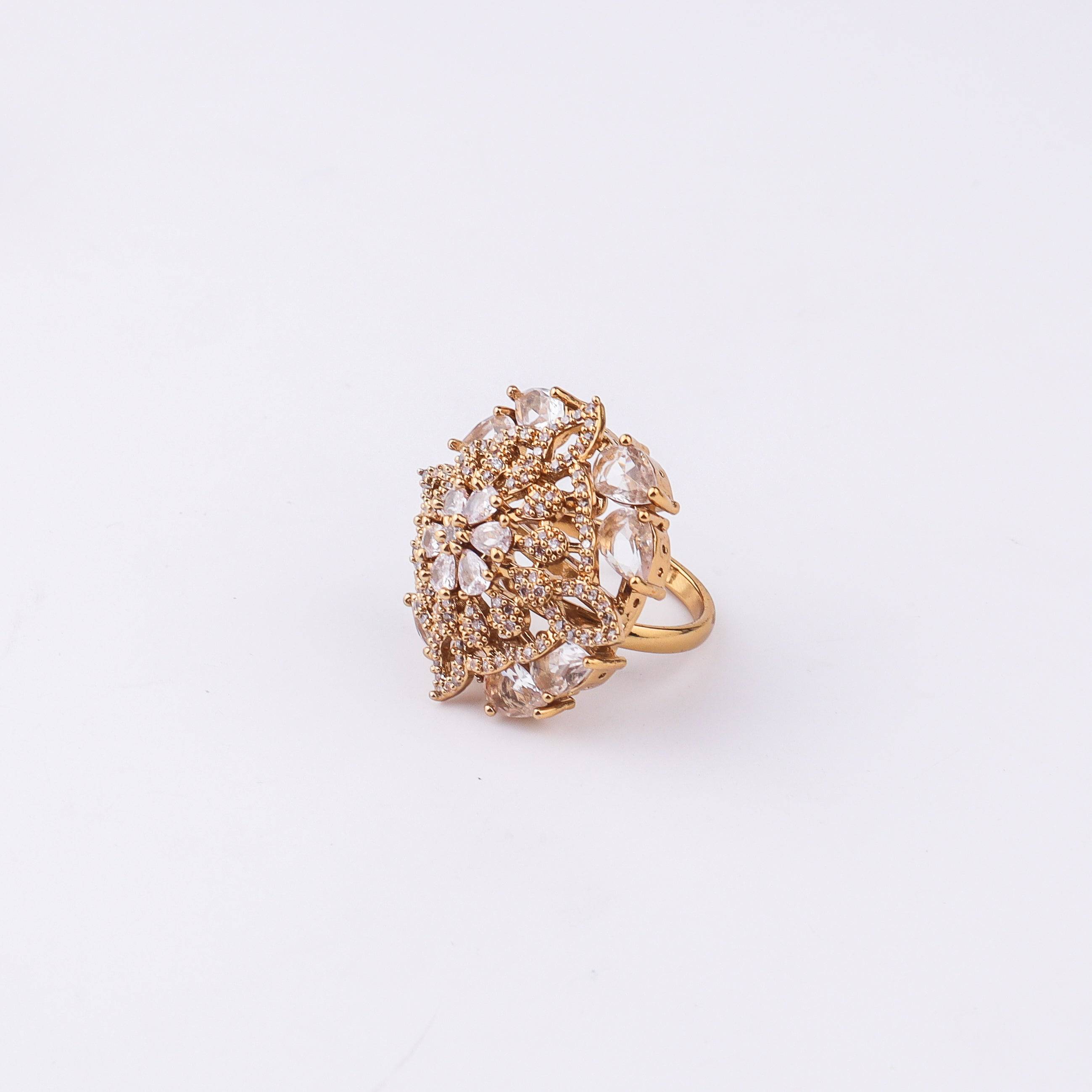 22K Gold Plated Fashion Ring