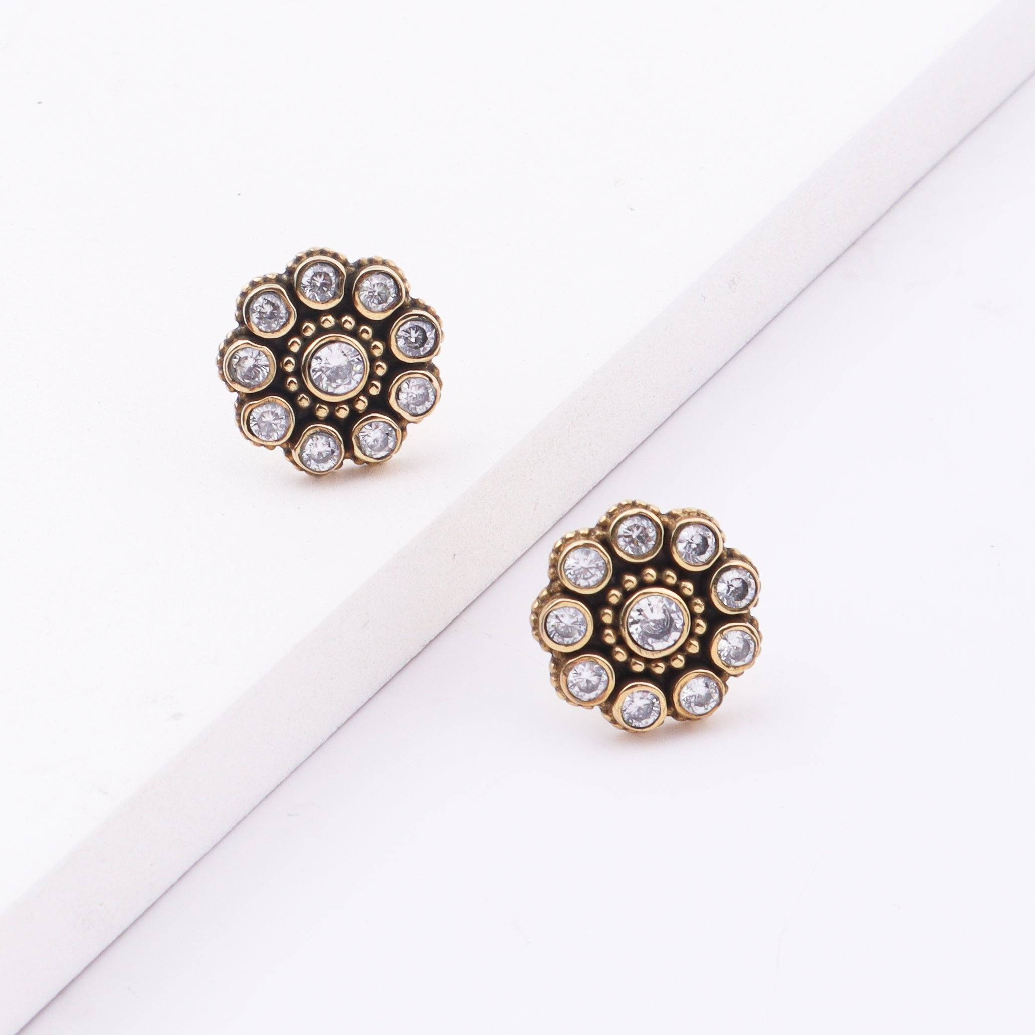 Brass Fashion Earrings