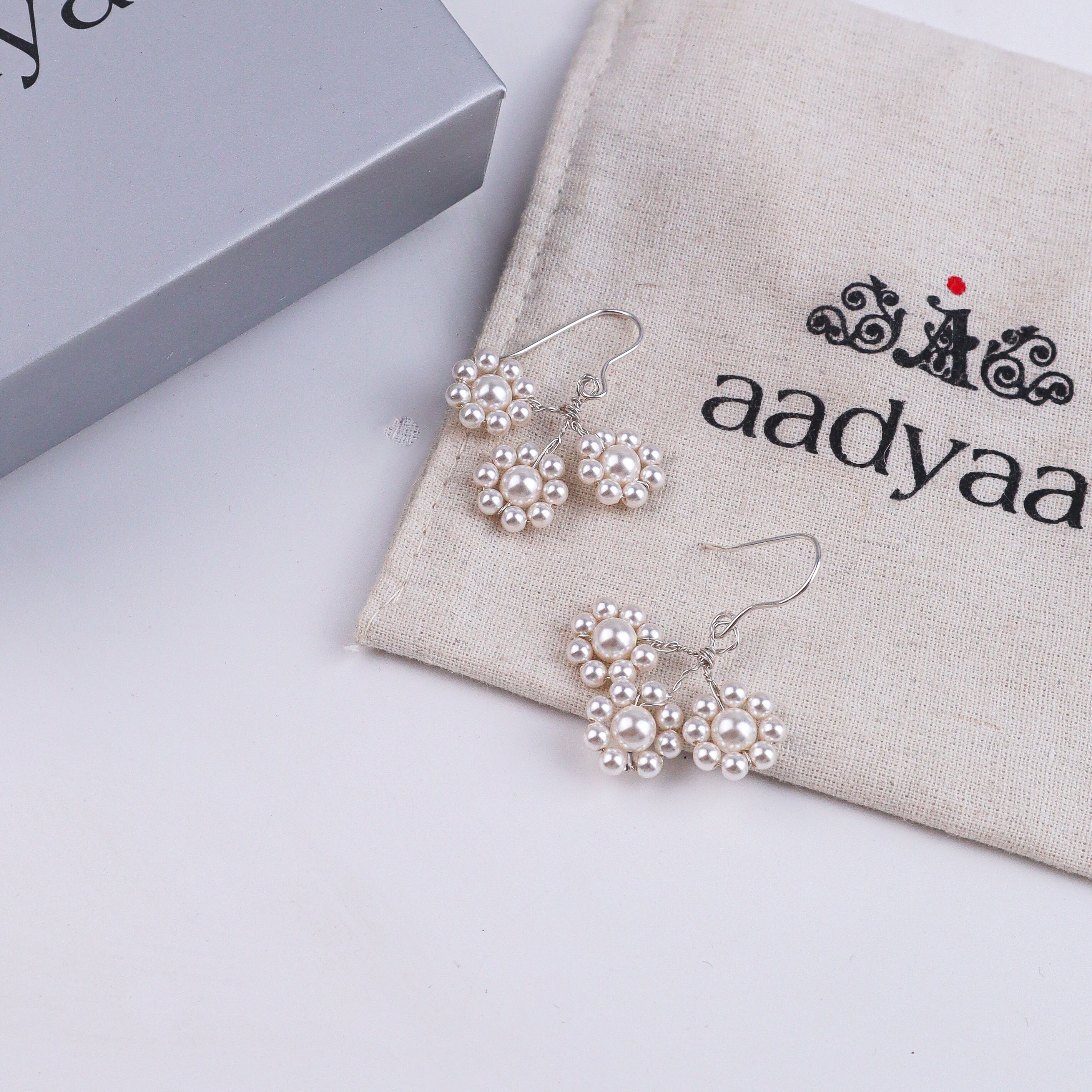 Pearl Cluster Earring