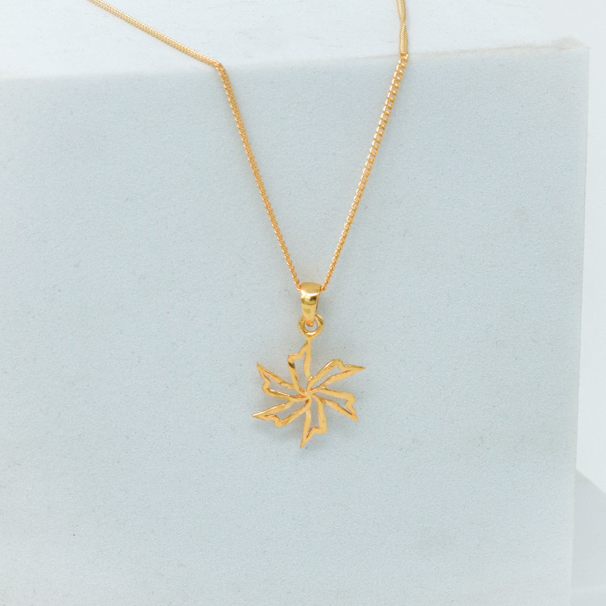 Prajakta Charm Necklace (Gold Plated)