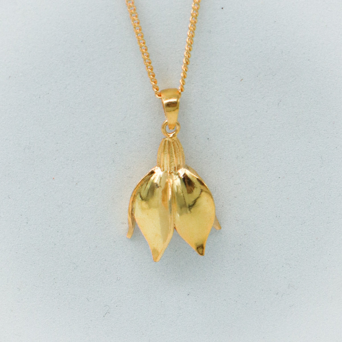 Summer Snowflake Silver Necklace (Gold Plated)
