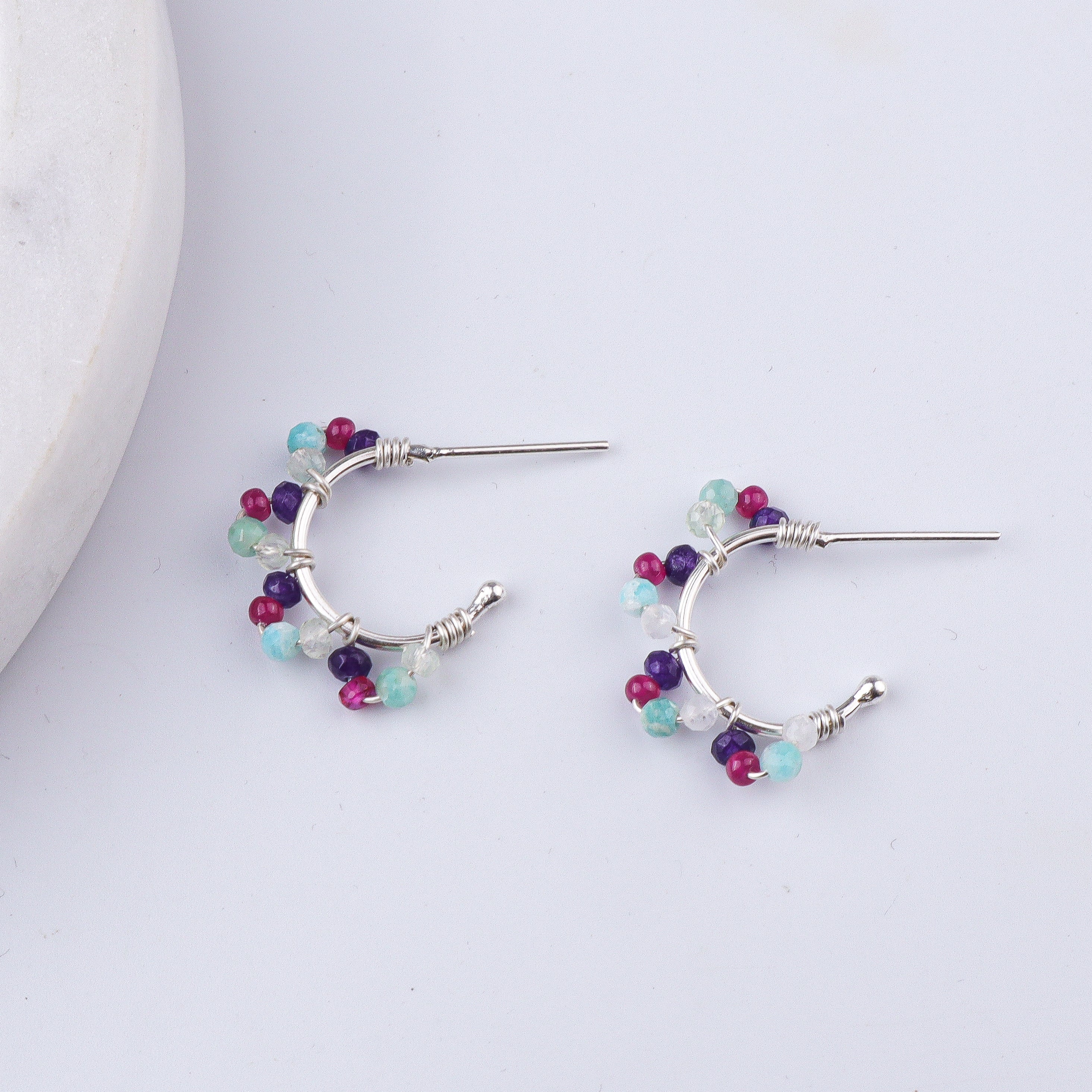 Multicolour Hoops (Project Handmade)