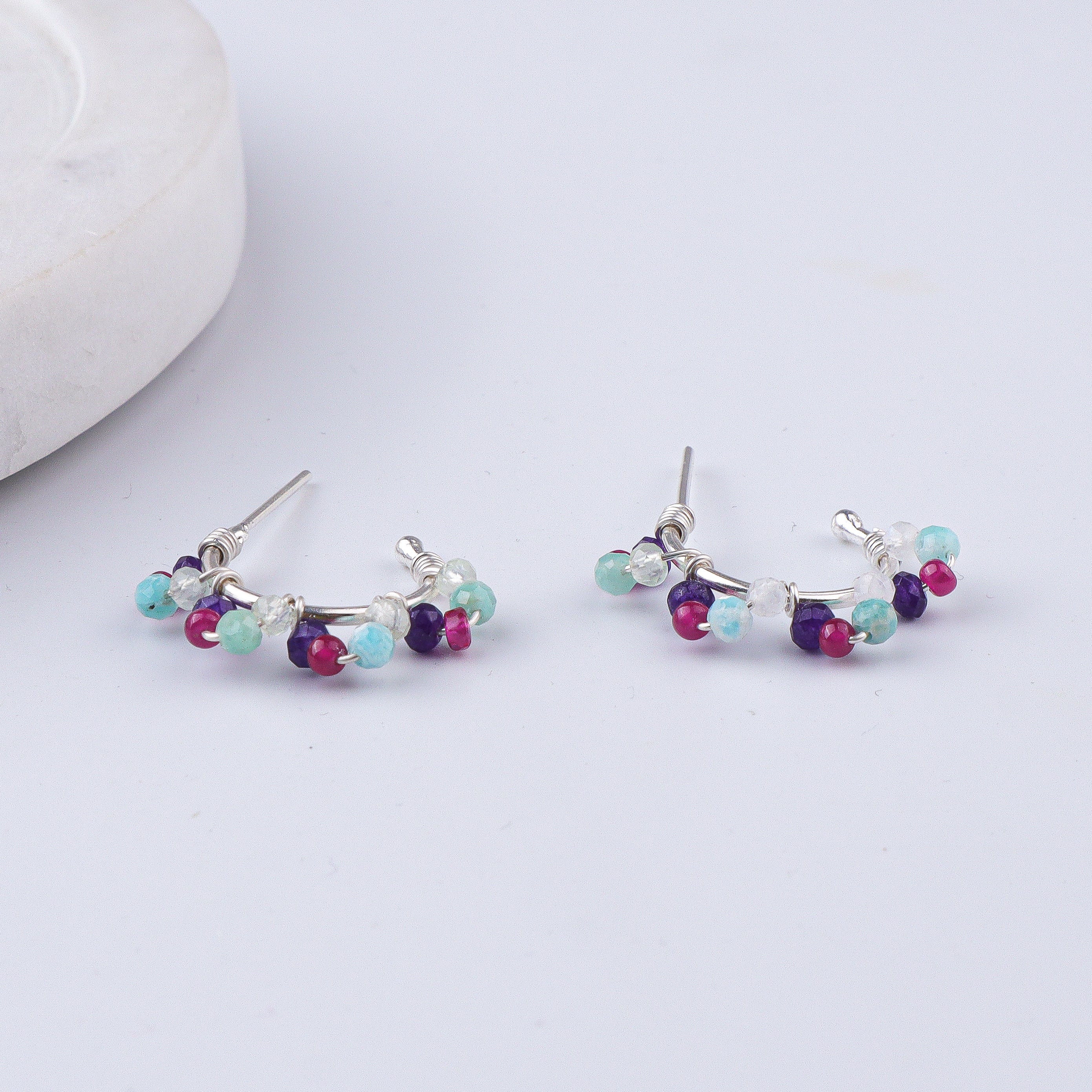 Multicolour Hoops (Project Handmade)