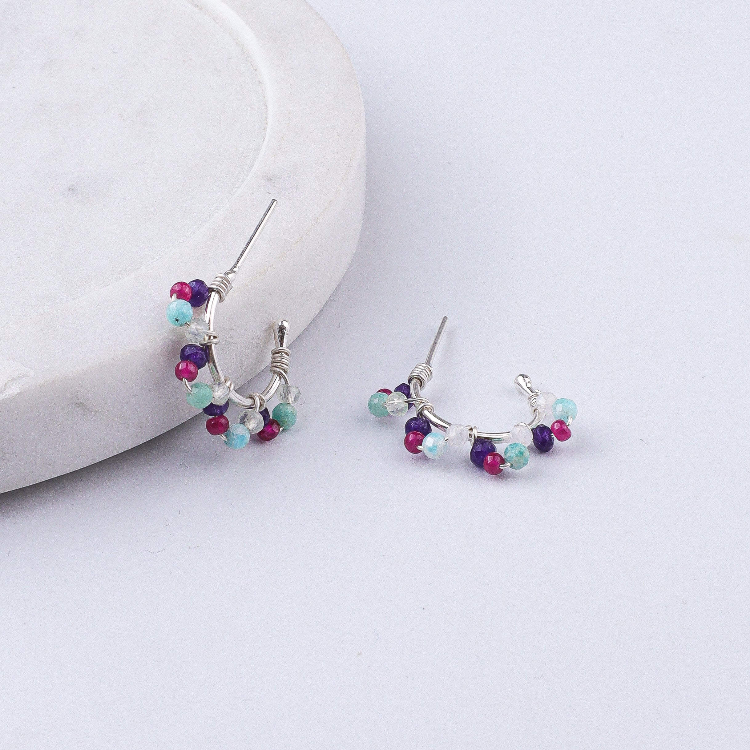 Multicolour Hoops (Project Handmade)
