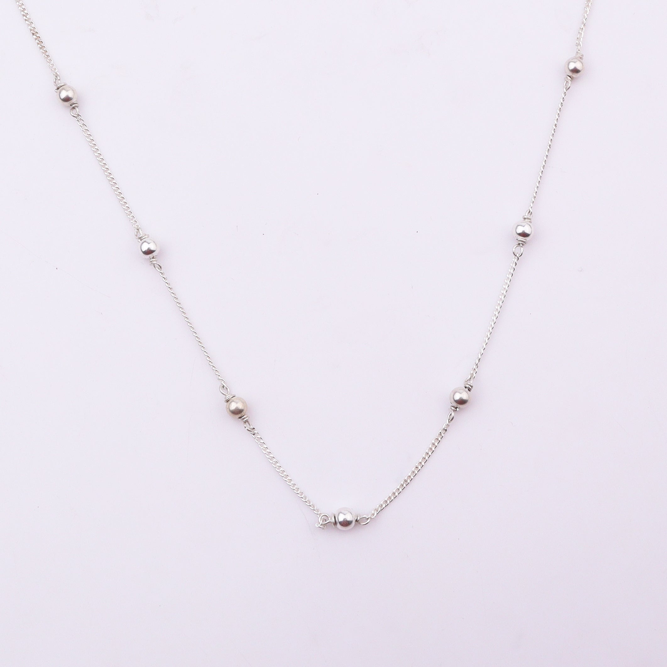 92.5 Sterling Silver Bead Chain