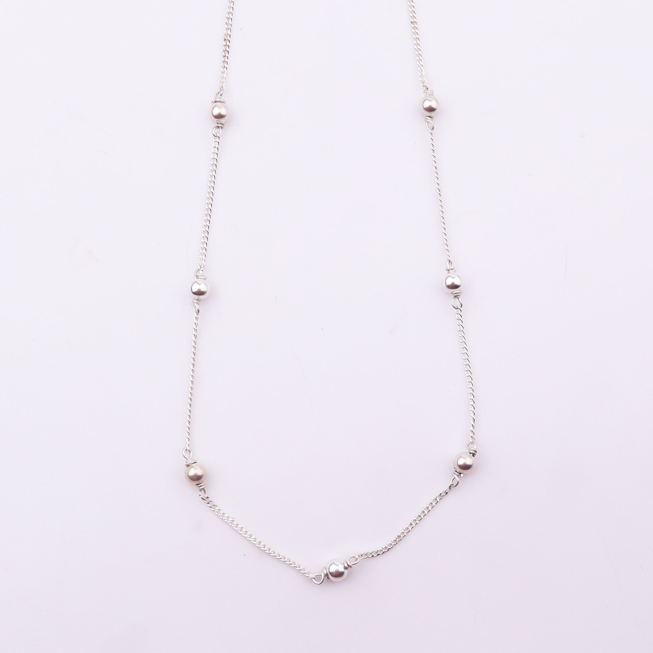 92.5 Sterling Silver Bead Chain