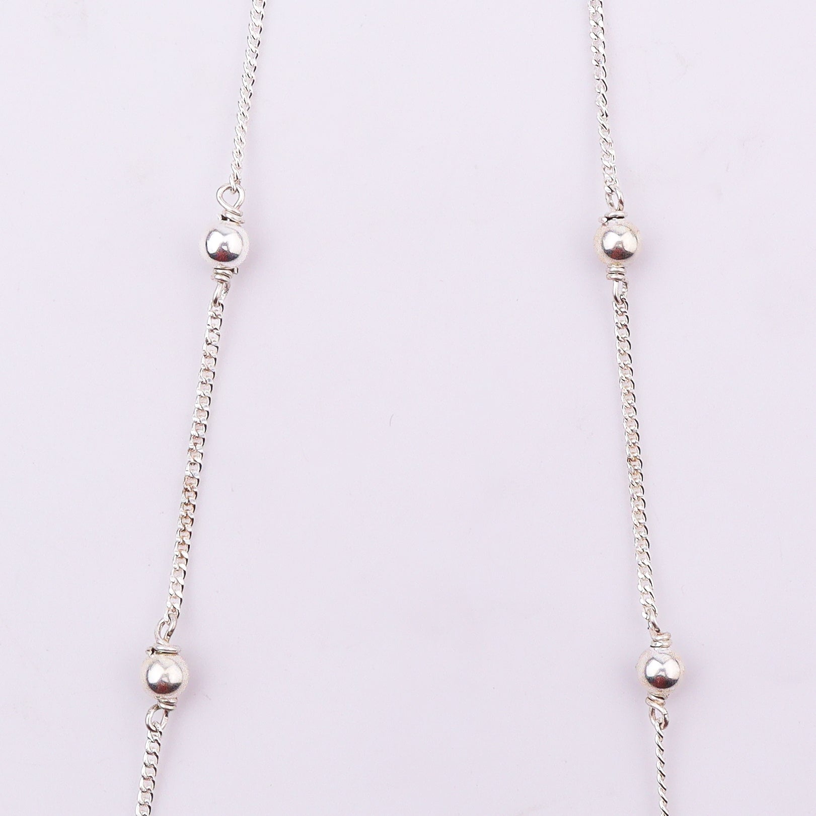 92.5 Sterling Silver Bead Chain