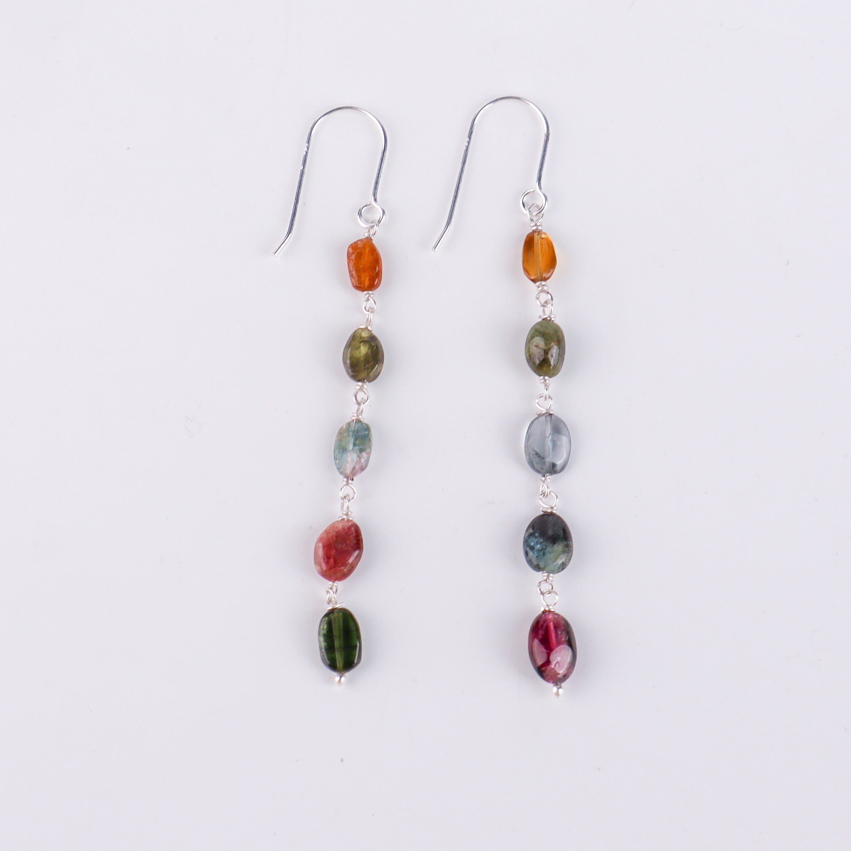 Multicolour dangling earring