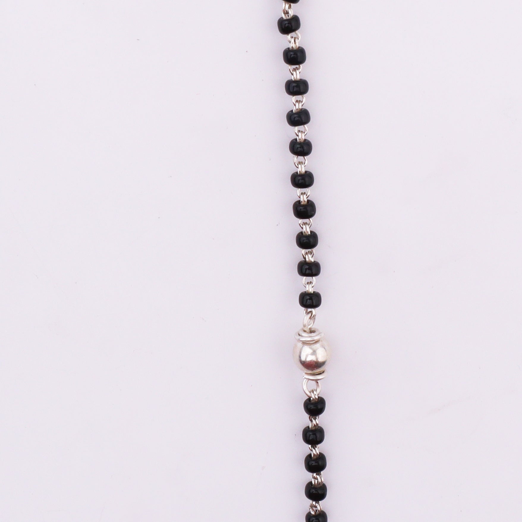 92.5 Sterling Silver Bead Mangalsutra