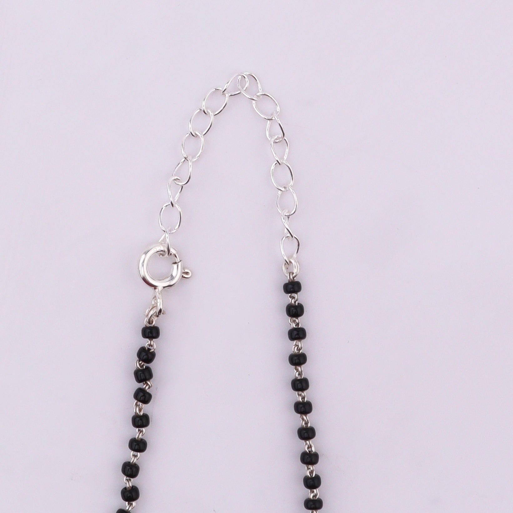 92.5 Sterling Silver Bead Mangalsutra
