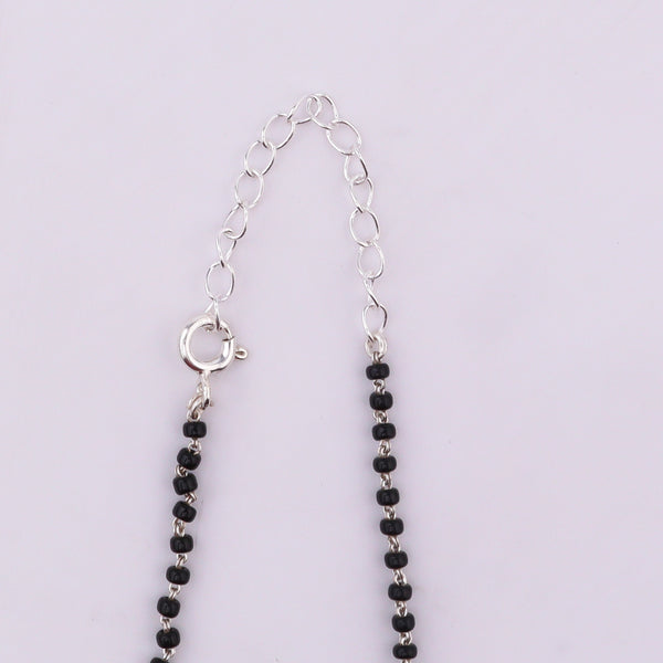 92.5 Sterling Silver Bead Mangalsutra