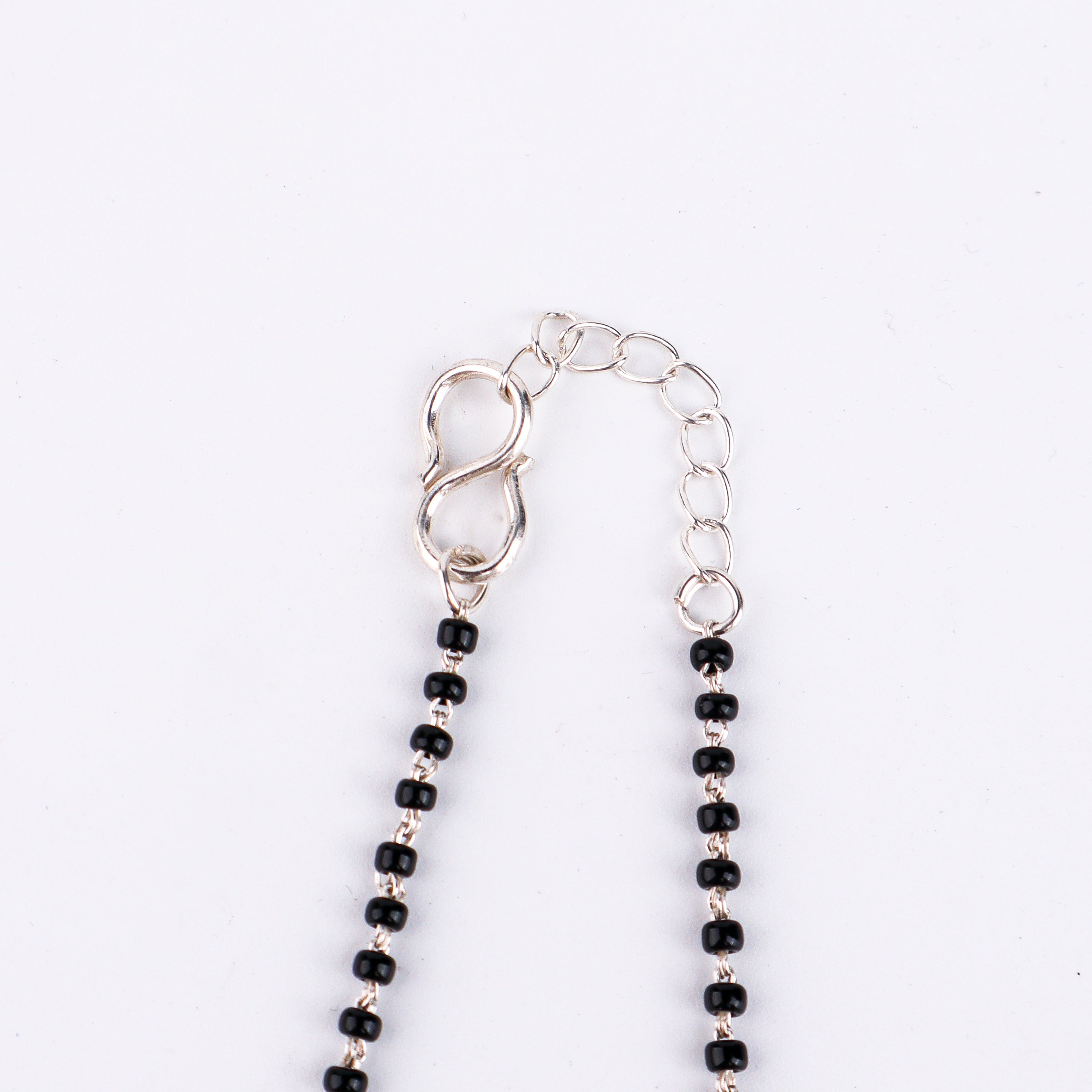 Handmade Silver Mangalsutra : tiny pearl bunch