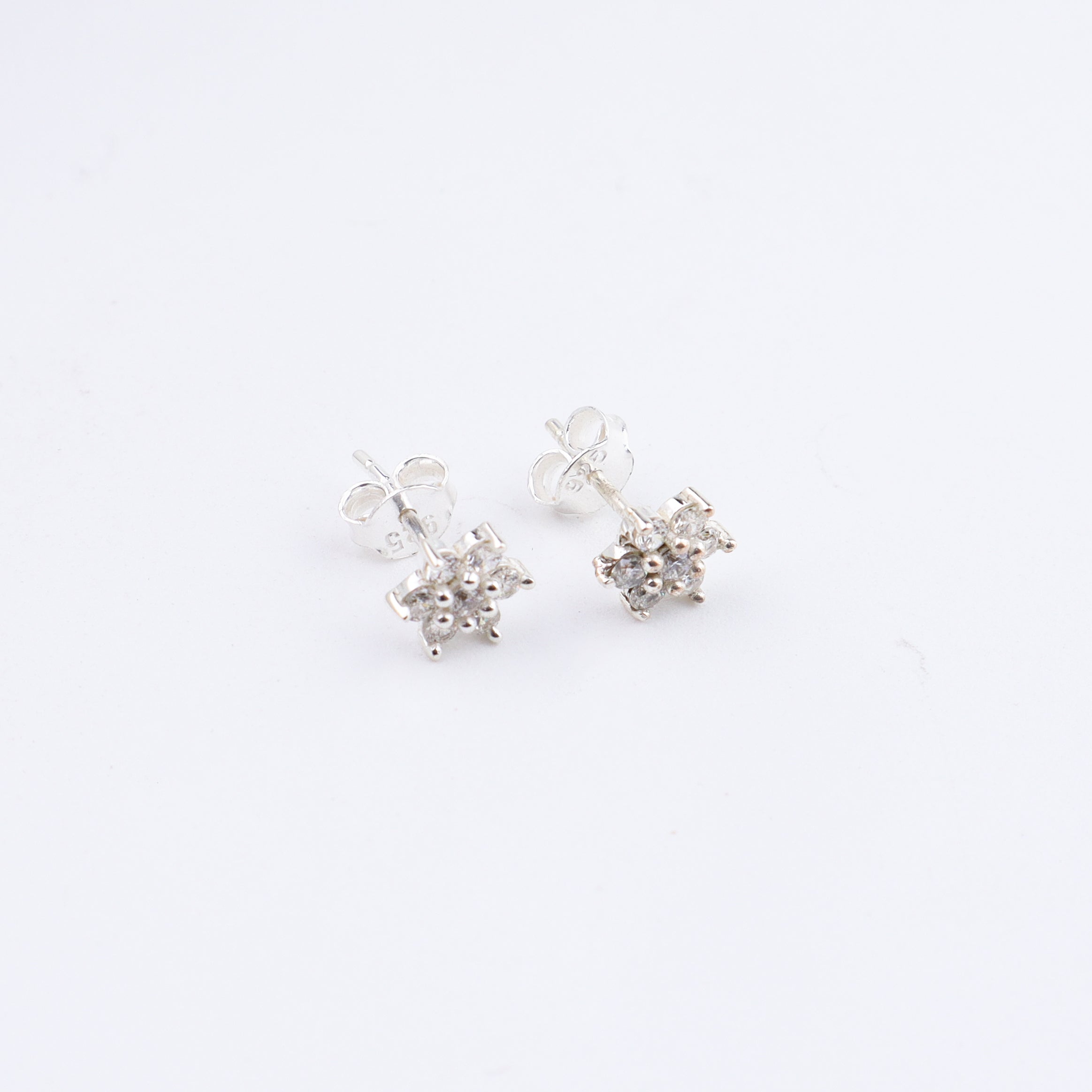 Classic CZ Flower Motif Mangalsutra Set with Ring – Small