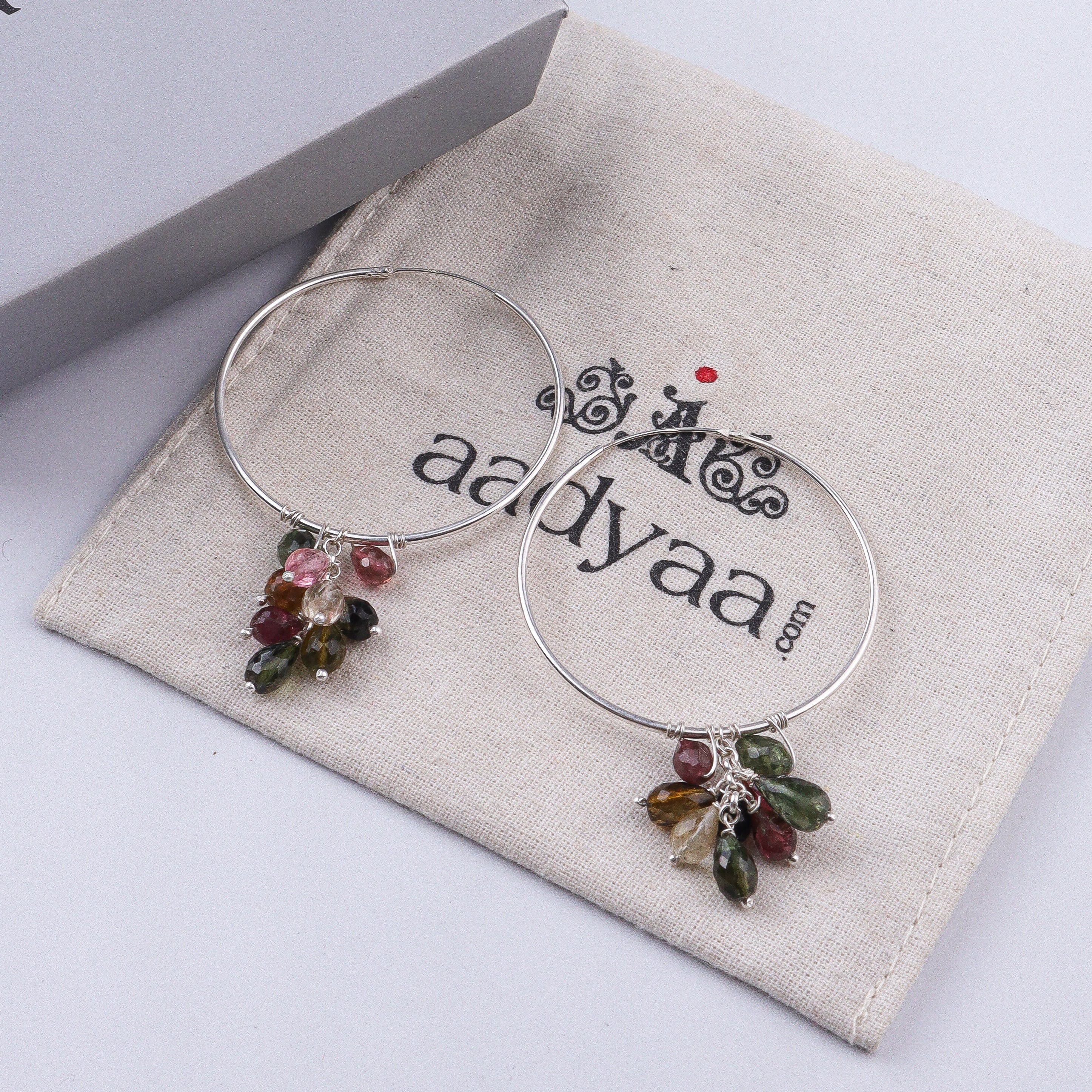 Tourmaline Hoops (Project Handmade)